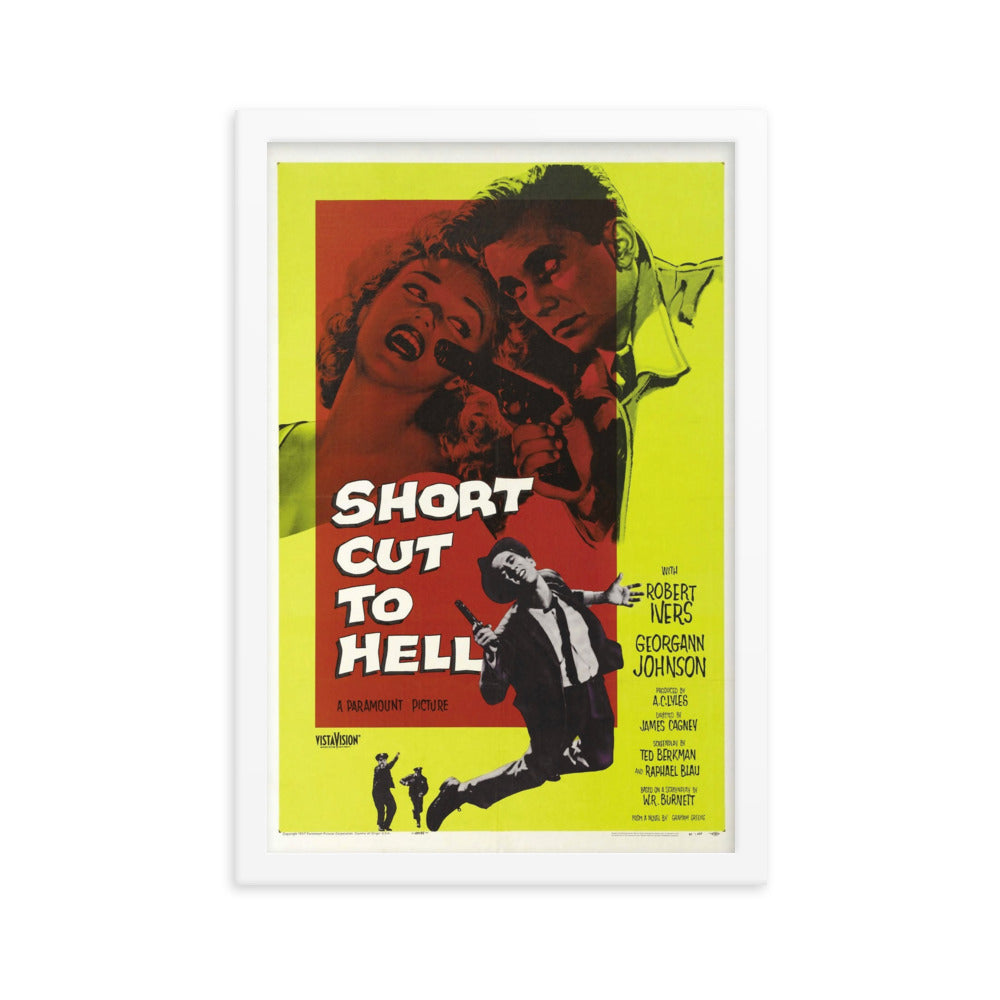 Short Cut to Hell (1957) White Frame 12″×18″ Movie Poster