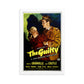 The Guilty (1947) White Frame 12″×18″ Movie Poster