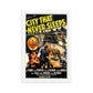 City That Never Sleeps (1953) White Frame 12″×18″ Movie Poster