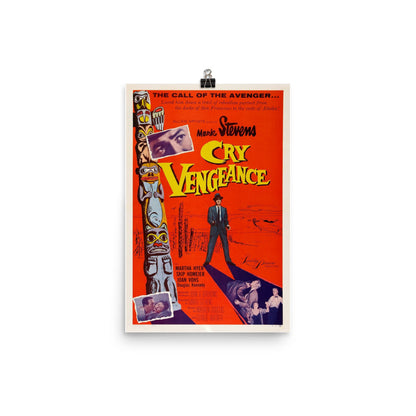 Cry Vengeance (1954) Movie Poster, 24×36 inches