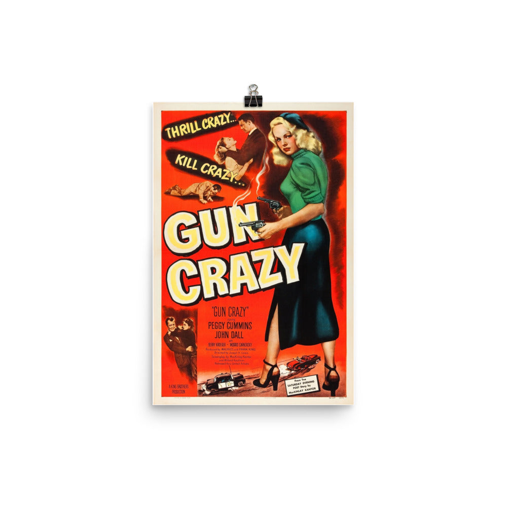Gun Crazy (1950) Movie Poster, 24×36 inches