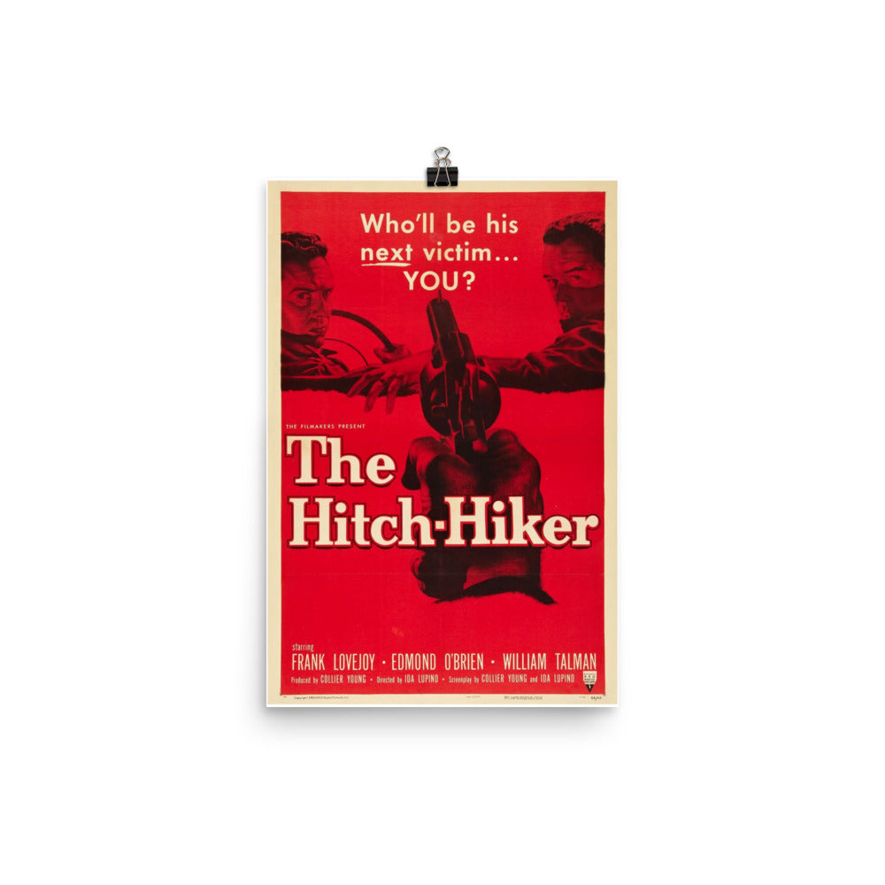 The Hitch-Hiker (1953) Movie Poster, 24×36 inches