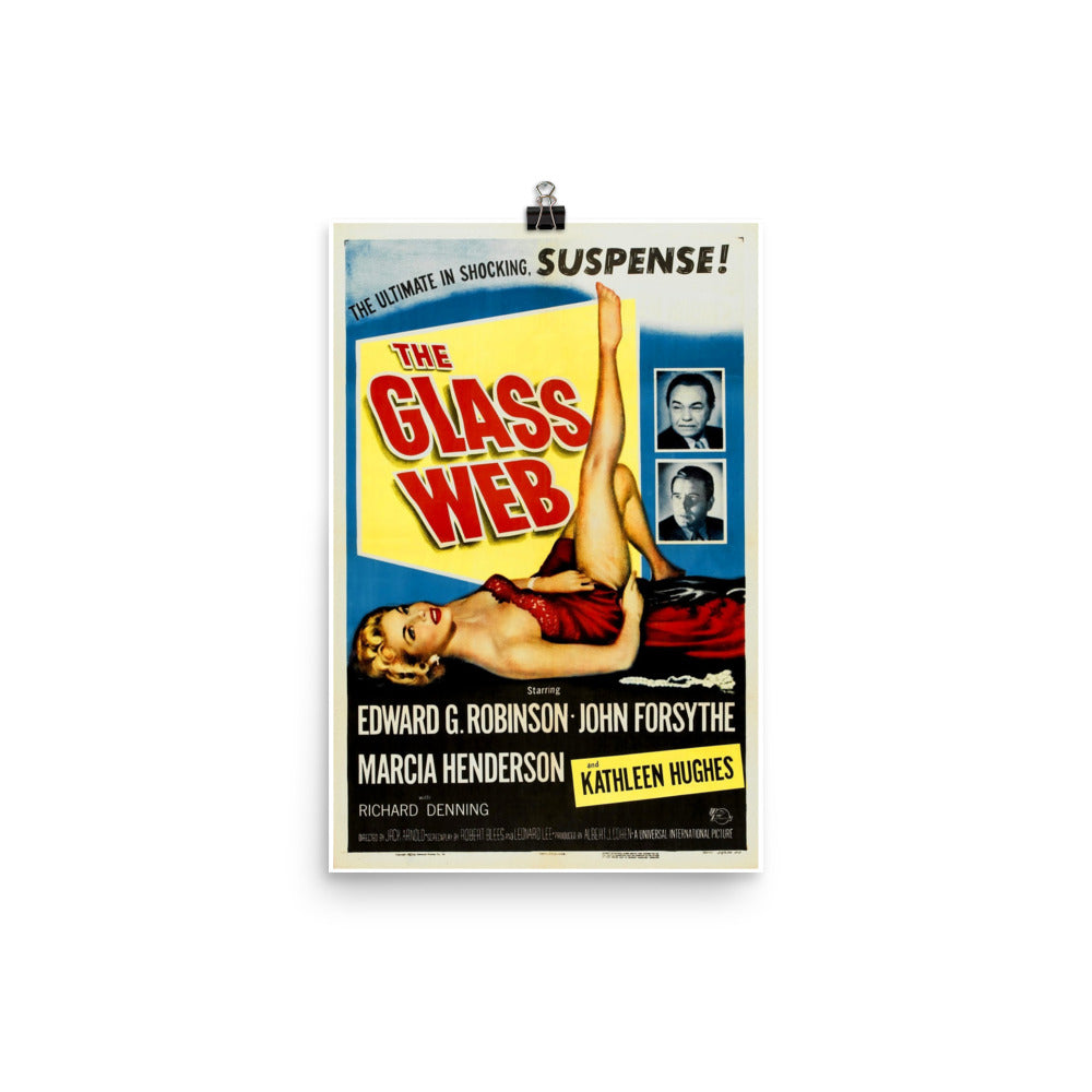 The Glass Web (1953) Movie Poster, 24×36 inches