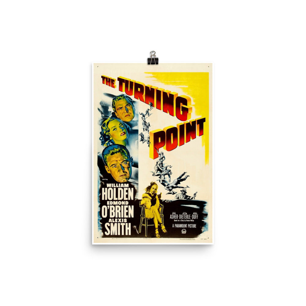 The Turning Point (1952) Movie Poster, 24×36 inches