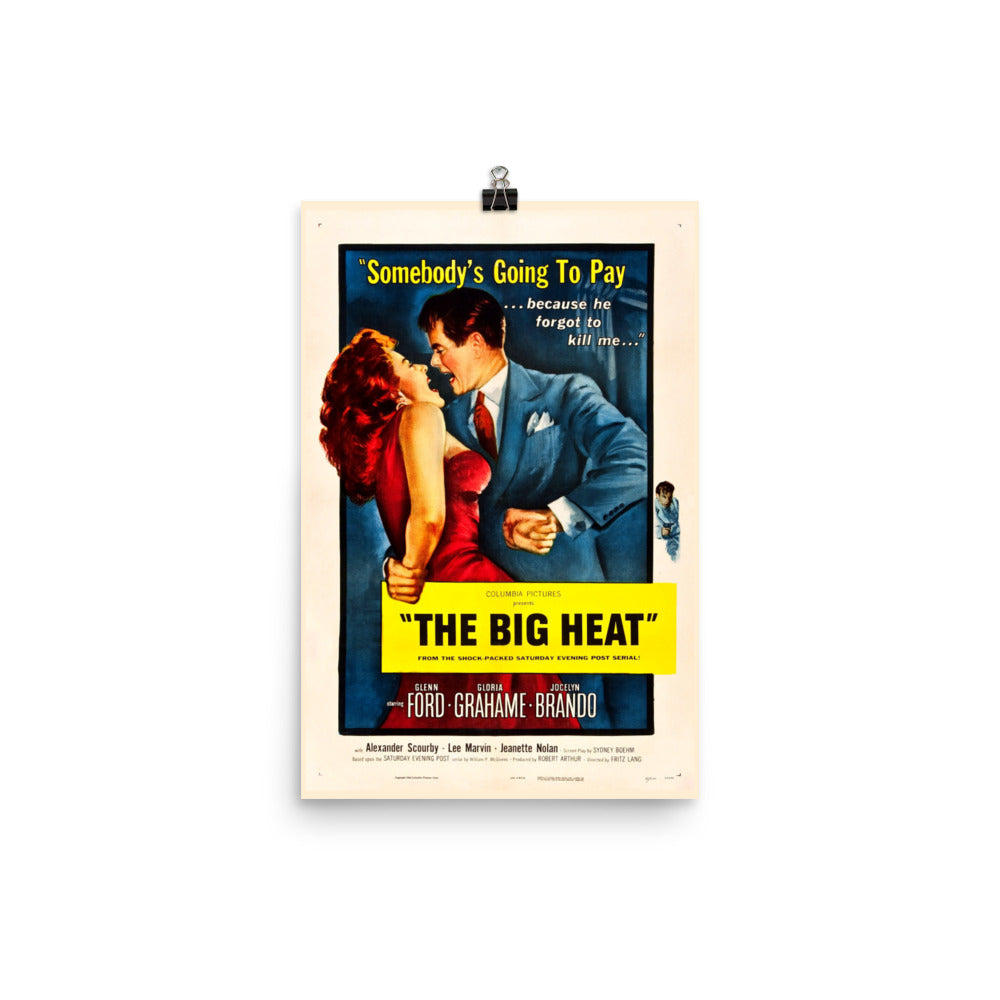 The Big Heat (1953) Movie Poster, 24×36 inches