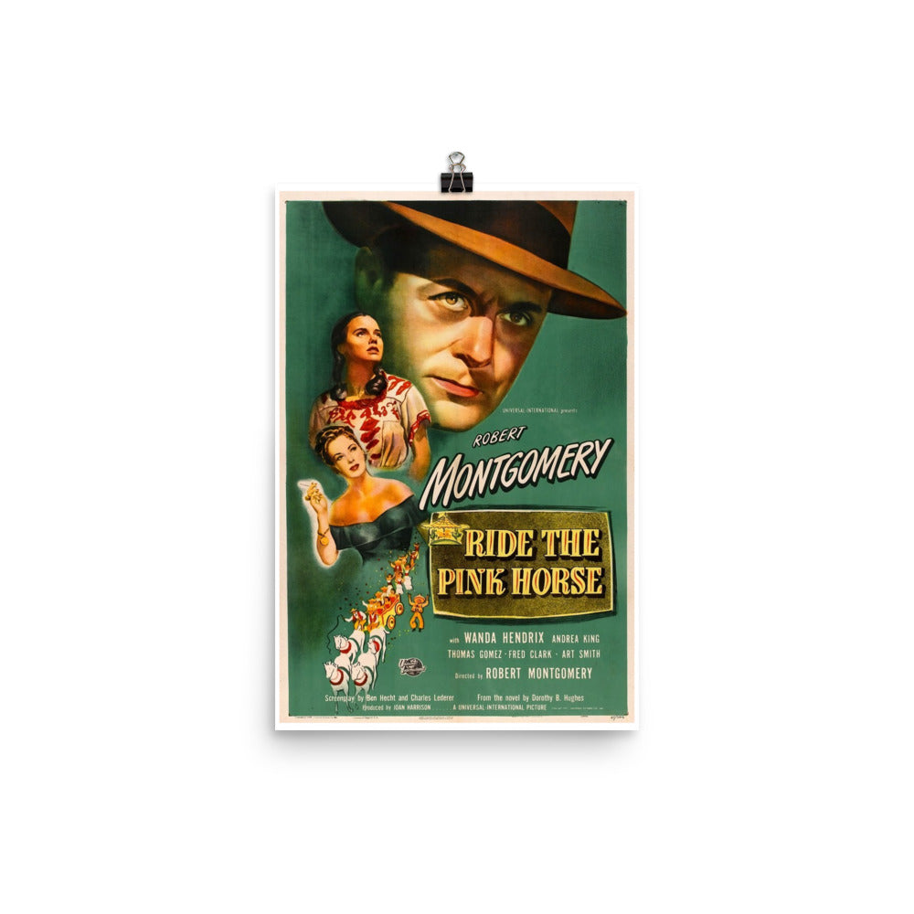 Ride the Pink Horse (1947) Movie Poster, 24×36 inches