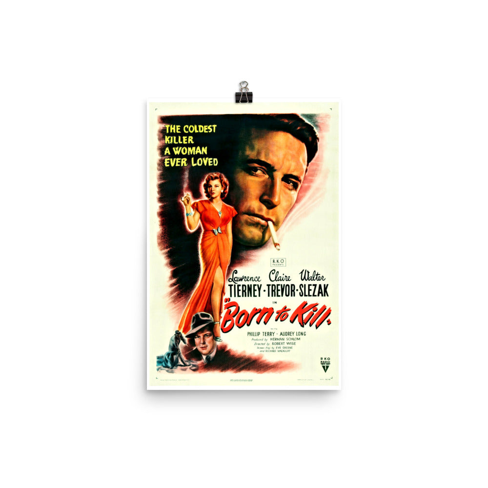 Born to Kill (1947) Movie Poster, 24×36 inches