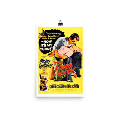 The Long Wait (1954) Movie Poster, 24×36 inches