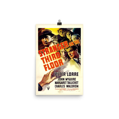 Stranger on the Third Floor (1940) Movie Poster, 24×36 inches