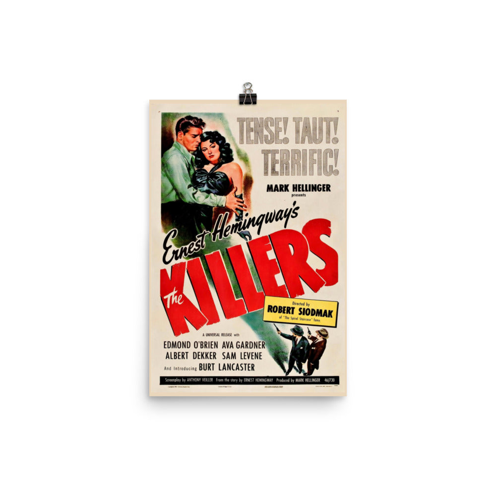 The Killers (1946) Movie Poster, 24×36 inches