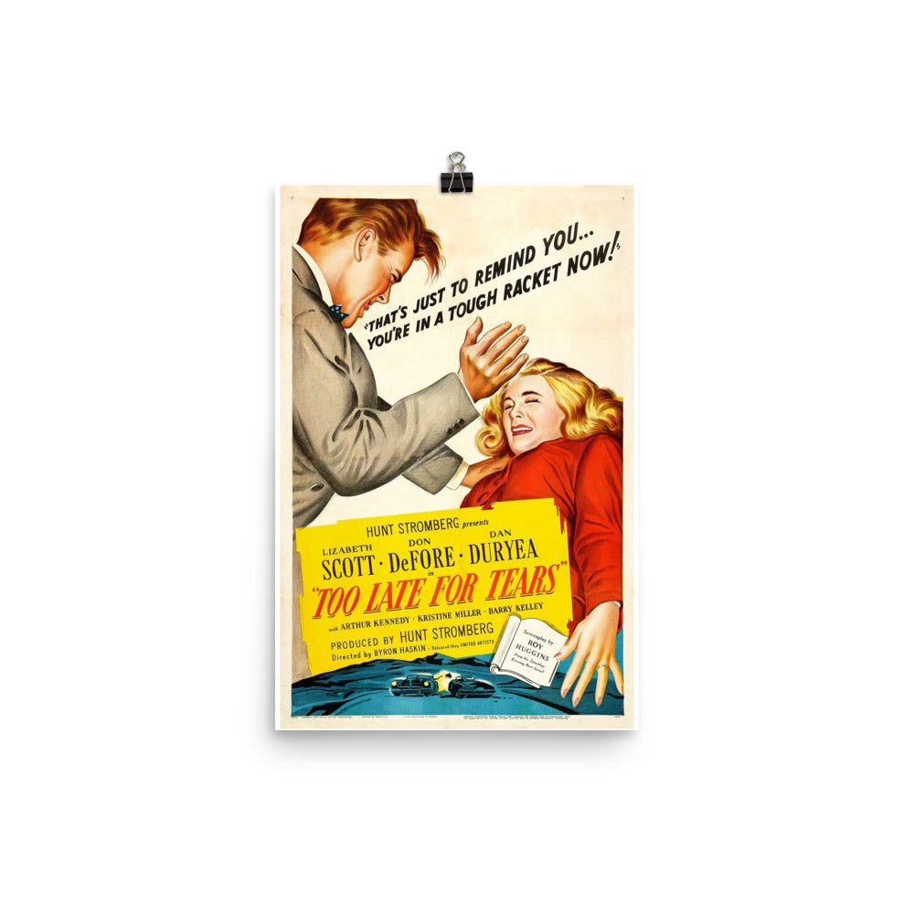 Too Late for Tears (1949) Movie Poster, 24×36 inches