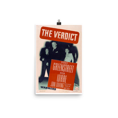 The Verdict (1946) Movie Poster, 24×36 inches