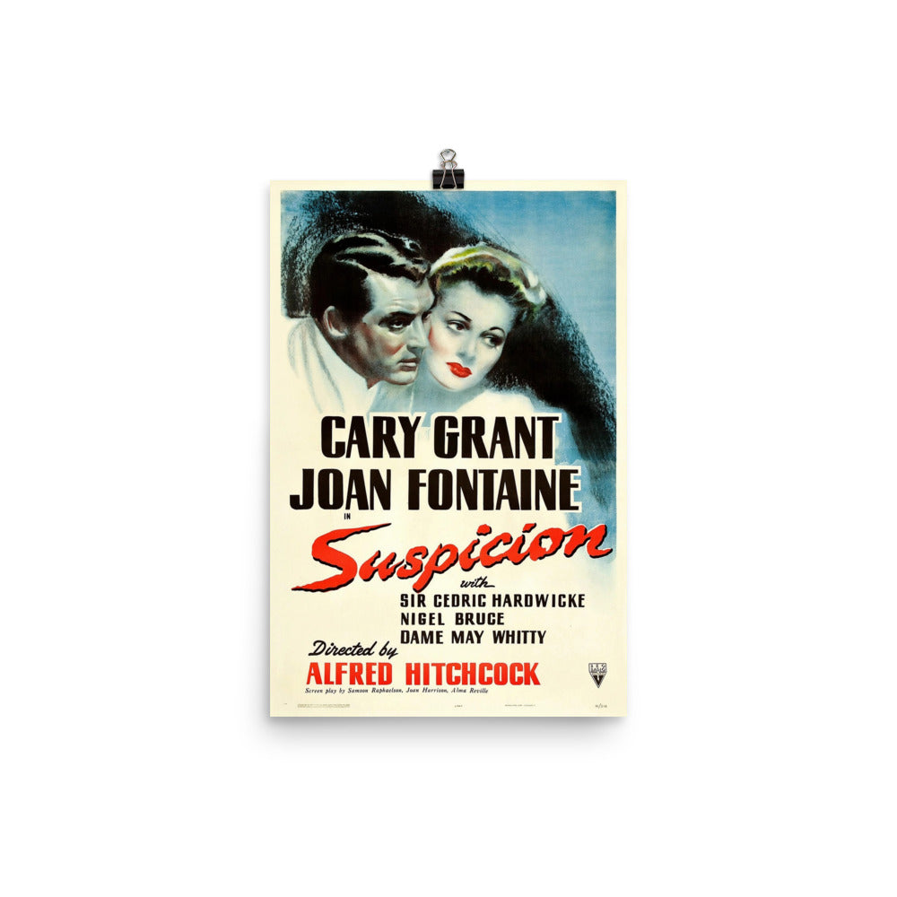 Suspicion (1941) Movie Poster, 24×36 inches