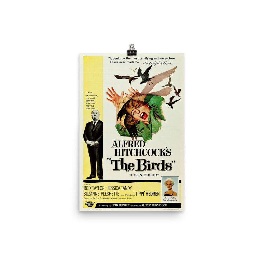 The Birds (1963) Movie Poster, 24×36 inches