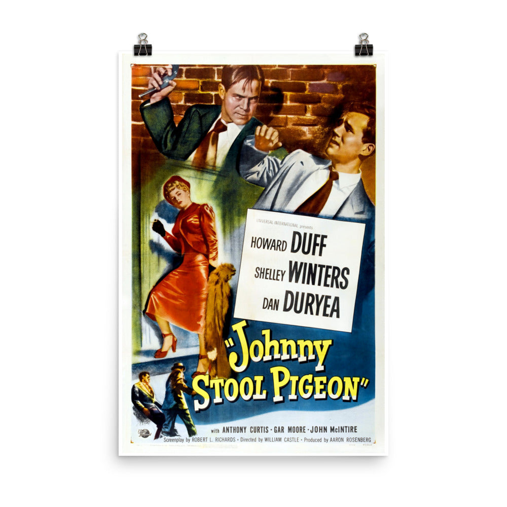 Johnny Stool Pigeon (1949) Movie Poster, 12×18 inches