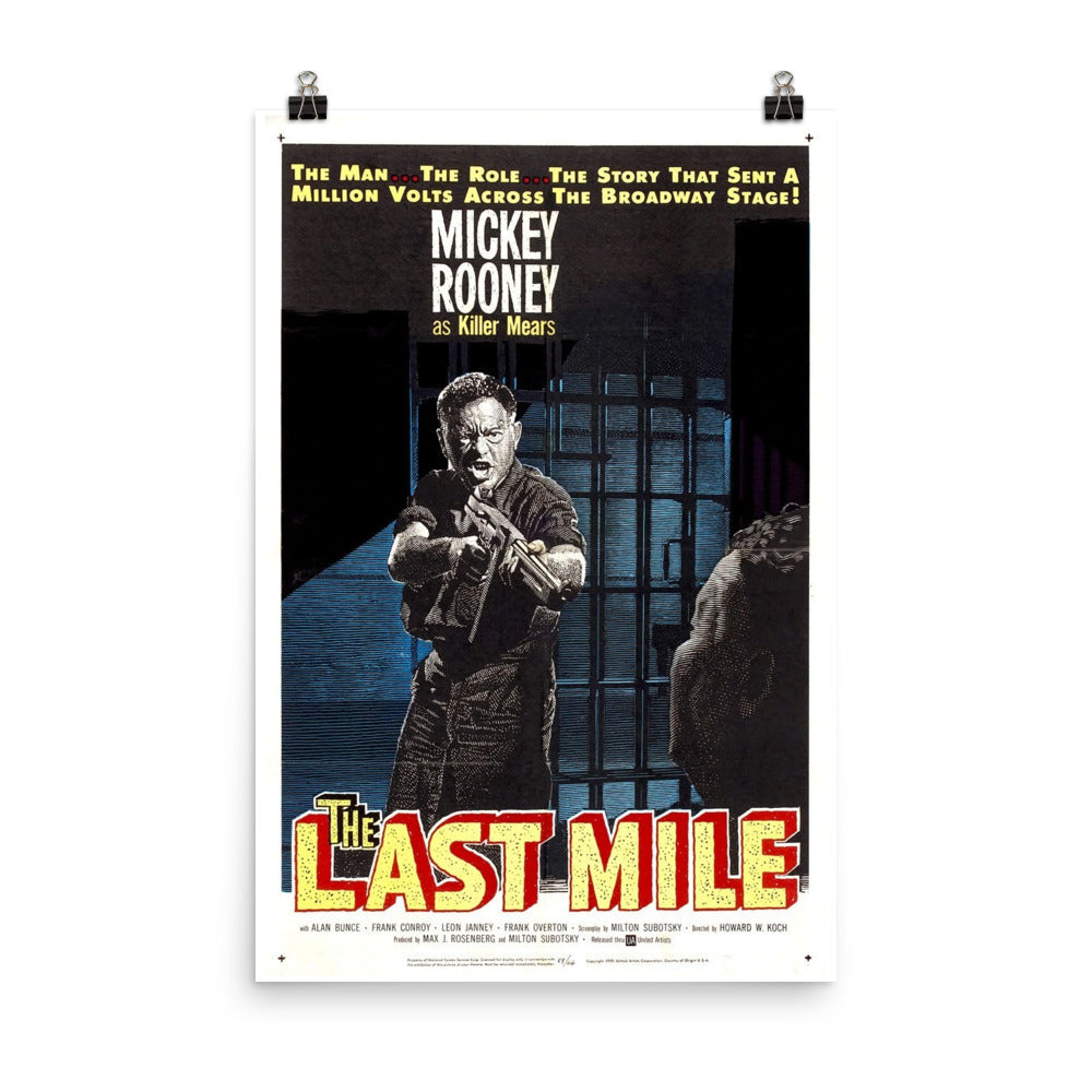 The Last Mile (1932) Movie Poster, 12×18 inches