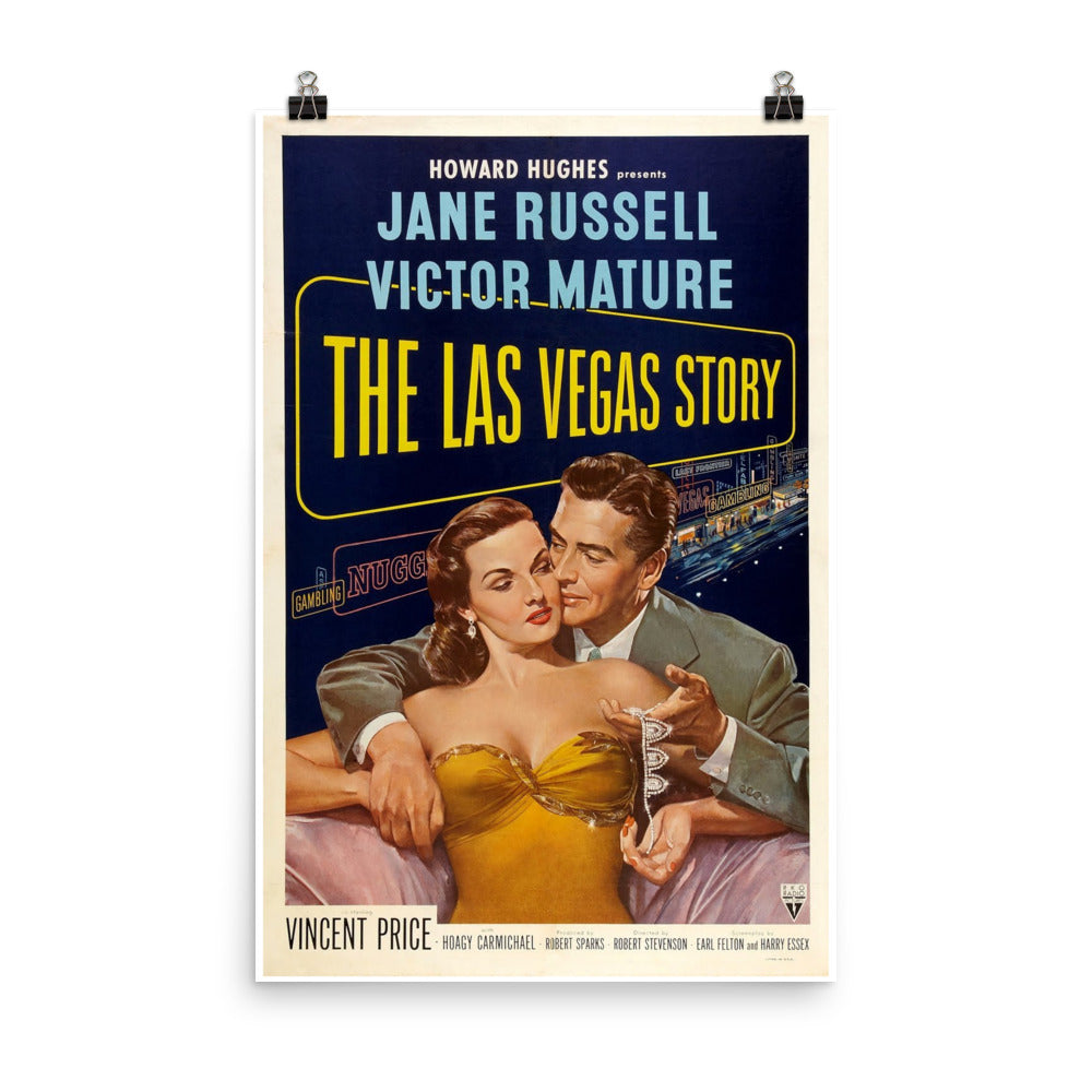The Las Vegas Story (1952) Movie Poster, 12×18 inches