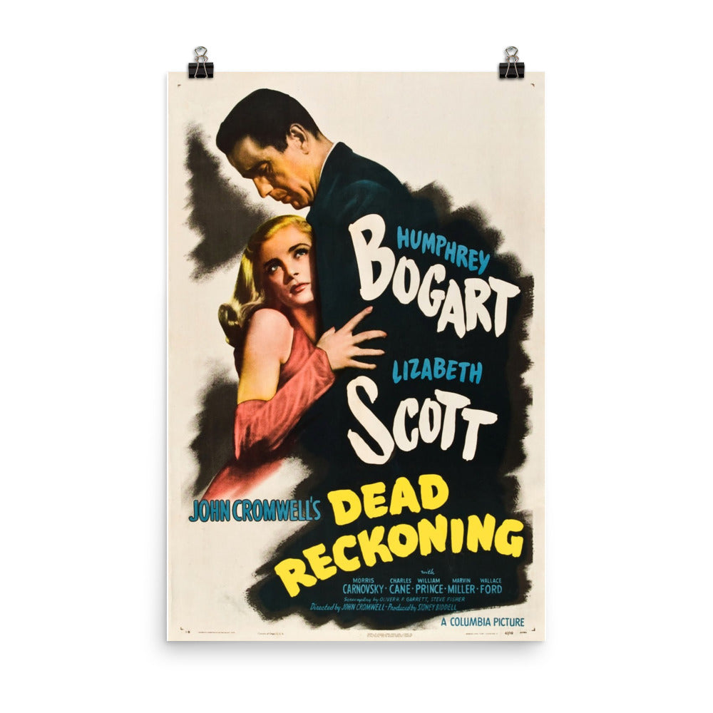Dead Reckoning (1947) Movie Poster, 12×18 inches