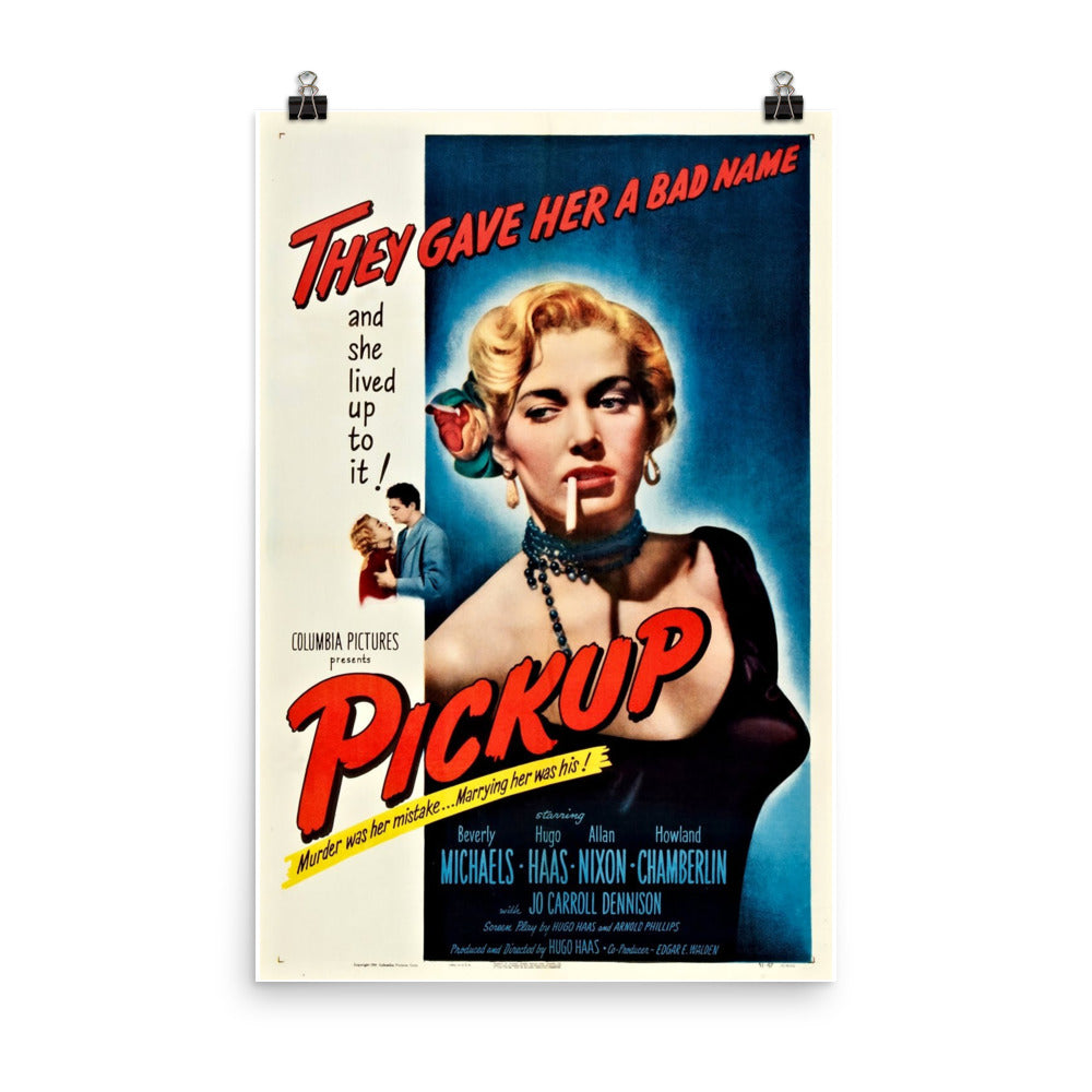Pickup (1951) Movie Poster, 12×18 inches