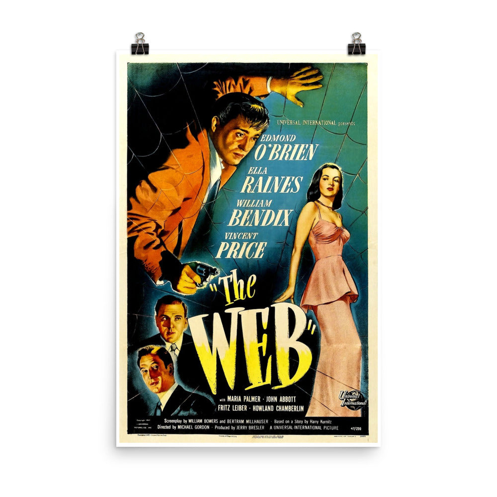The Web (1947) Movie Poster, 12×18 inches