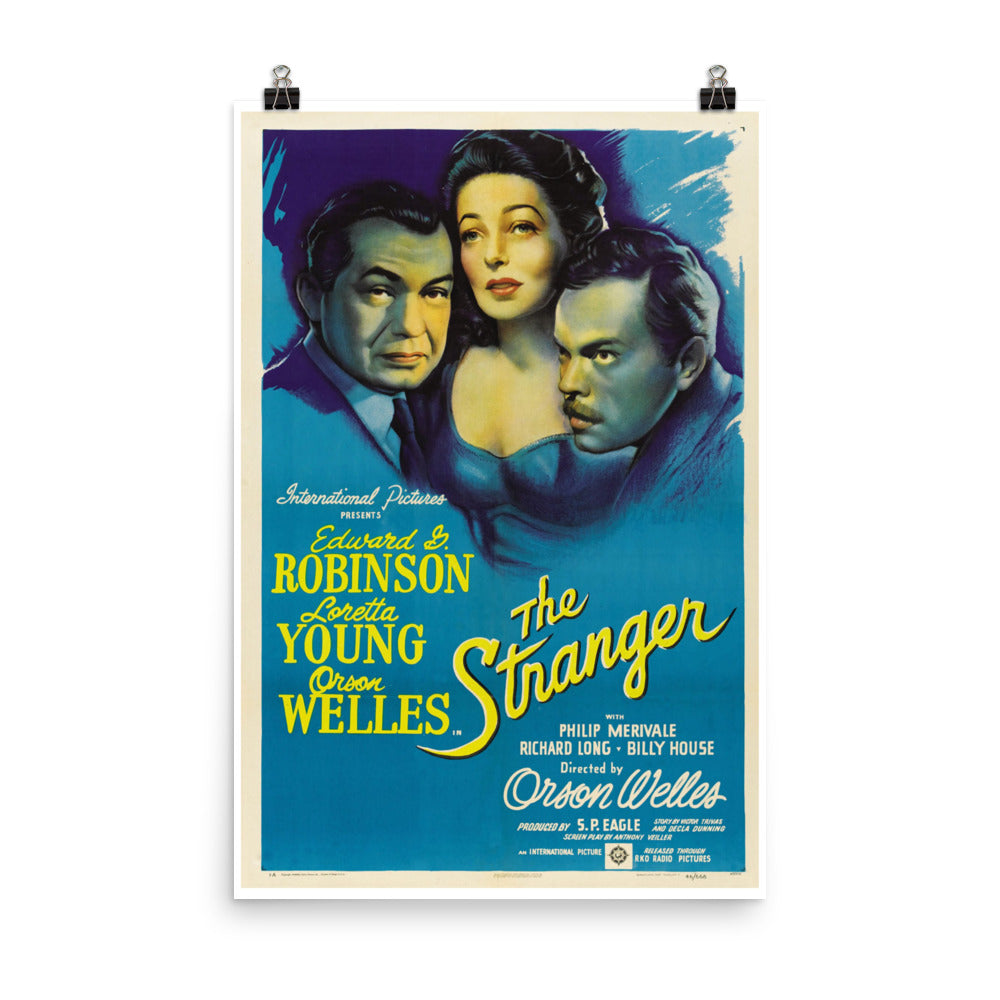 The Stranger (1946) Movie Poster, 12×18 inches
