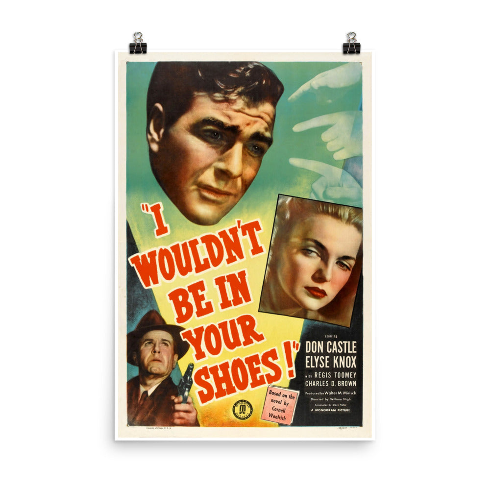 I Wouldn't Be in Your Shoes (1948) Movie Poster, 12×18 inches