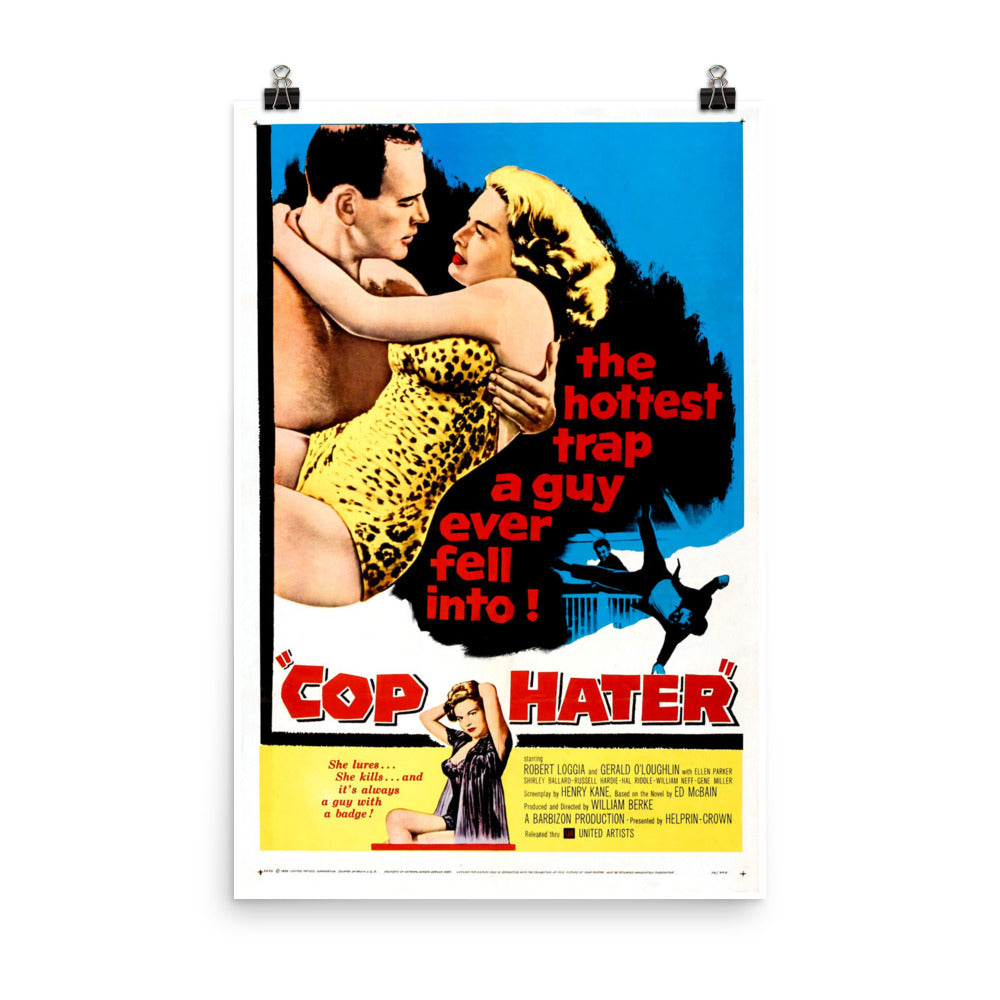 Cop Hater (1958) Movie Poster, 12×18 inches