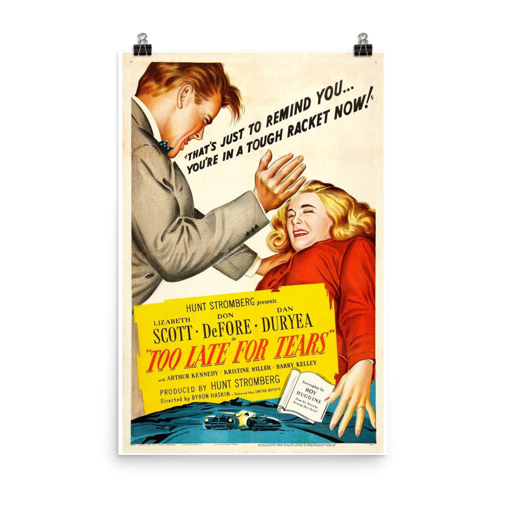 Too Late for Tears (1949) Movie Poster, 12×18 inches