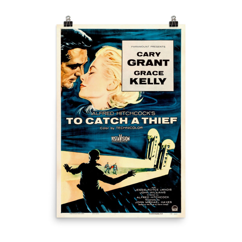 To Catch a Thief (1955) Movie Poster, 12×18 inches